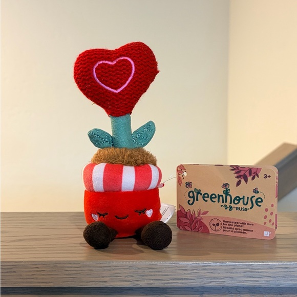 Russ Other - 🌱 Greenhouse By Russ Emmy Heart Flower Valentines Day ❤️ Mini 6” Plant BNWT